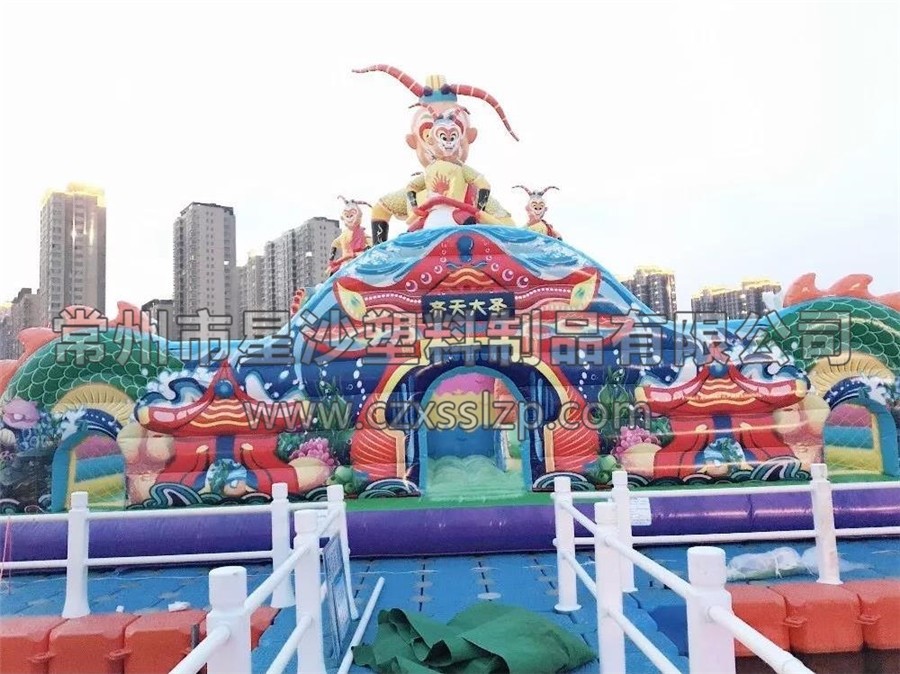 星沙制造藍色水上樂園大浮筒6